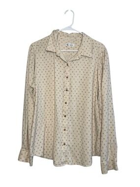 Carve Designs Women's Nadia Twill Button Front Shirt XL